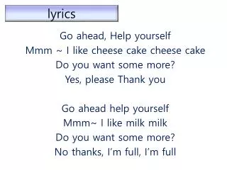 lyrics