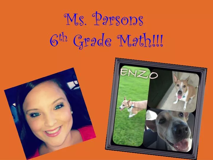 ms parsons 6 th grade math