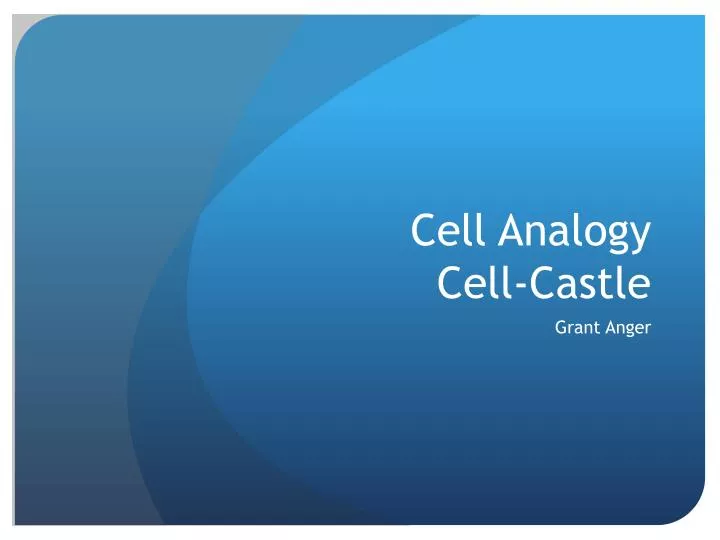 cell analogy cell castle