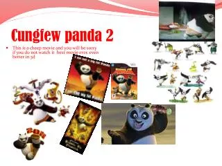 Cungfew panda 2