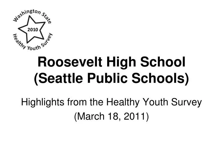 roosevelt high school seattle public schools