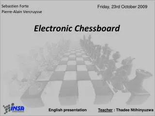 Electronic Chessboard