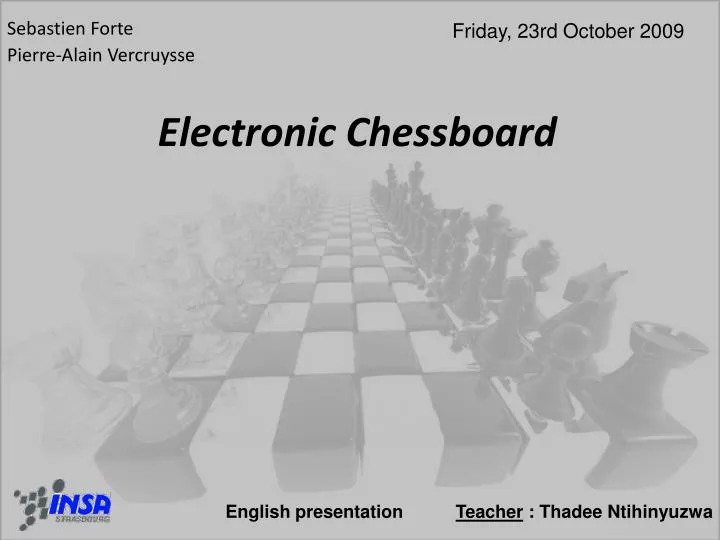 electronic chessboard