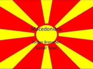 Macedonians