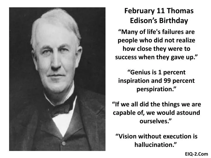 february 11 thomas edison s birthday