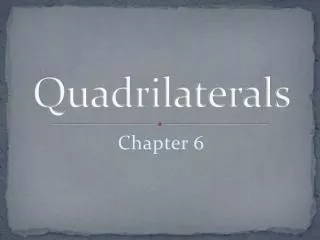 Quadrilaterals