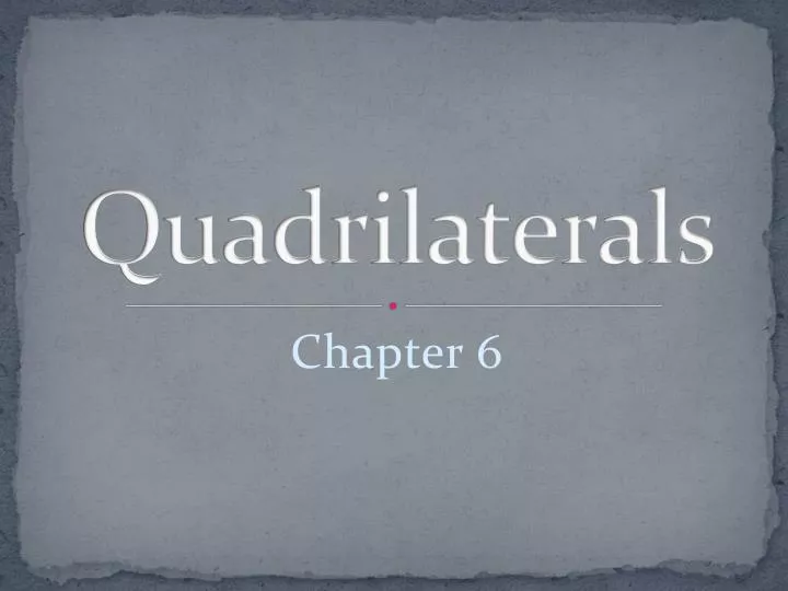 quadrilaterals