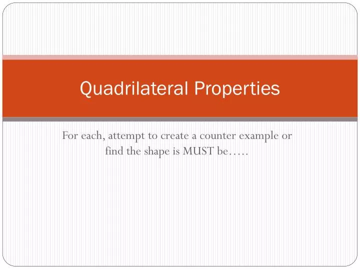 quadrilateral properties