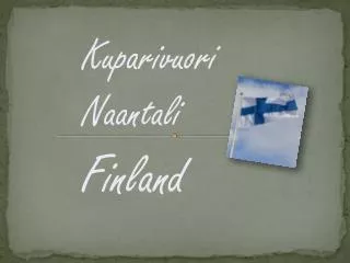 Kuparivuori Naantali Finland