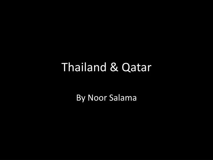 thailand qatar