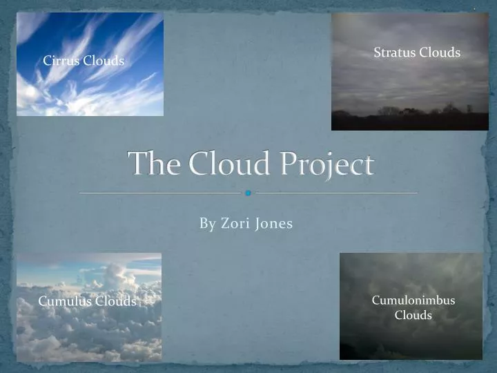 the cloud project