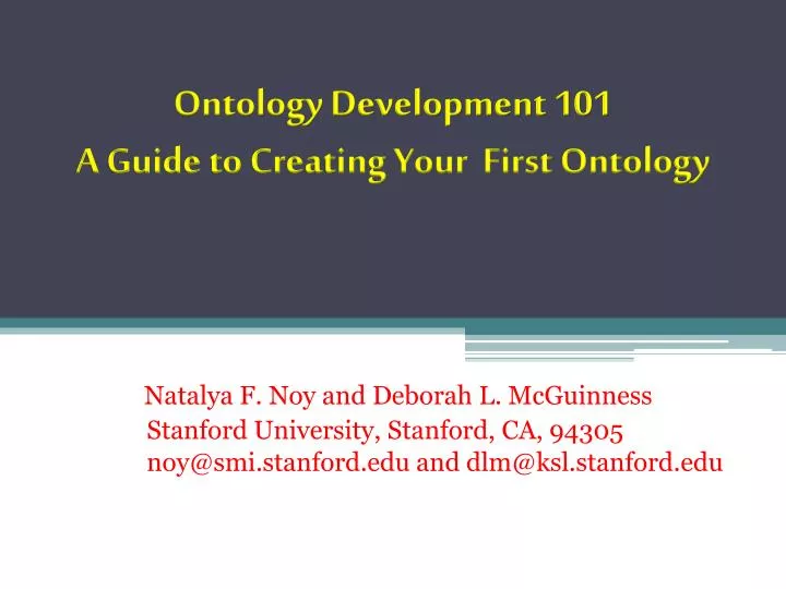 ontology development 101 a guide to creating your first ontology