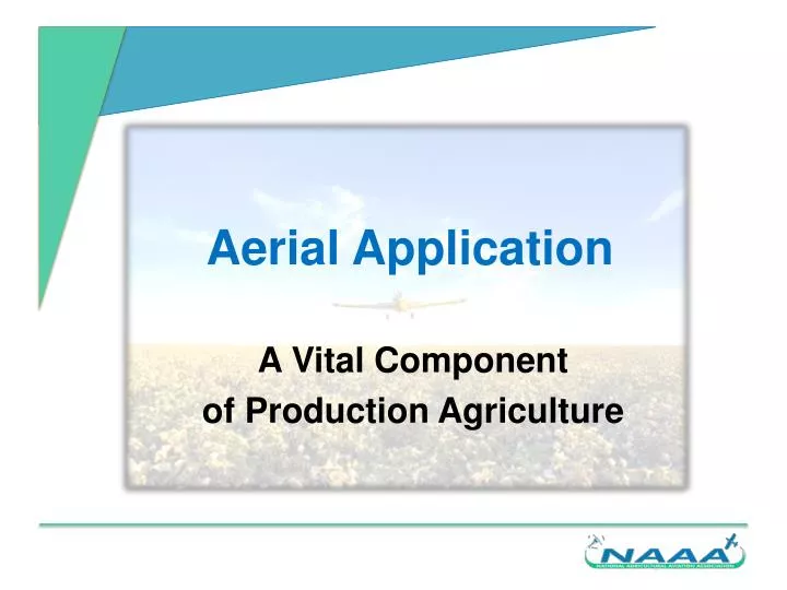 aerial application