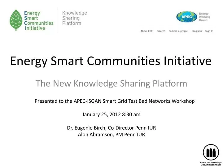 energy smart communities initiative