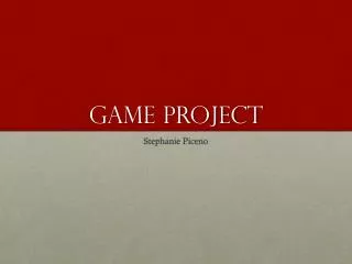 Game project