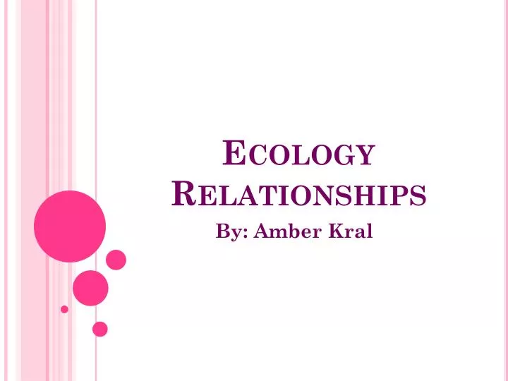 ecology relationships