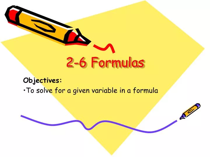 2 6 formulas