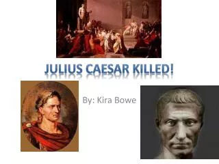 julius caesar killed