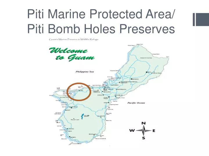 piti marine protected area piti bomb holes preserves