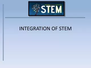 INTEGRATION OF STEM