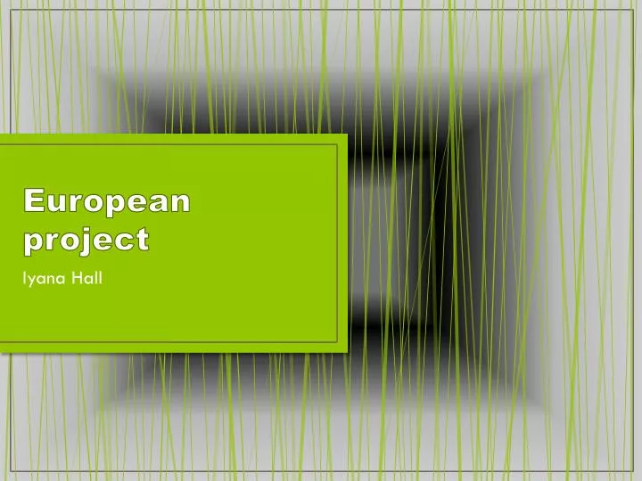 european project
