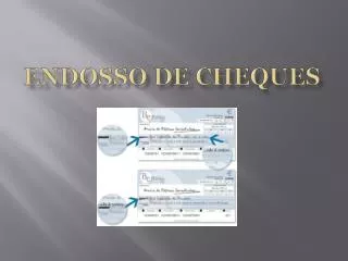 endosso de cheques