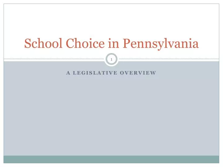 school choice in pennsylvania