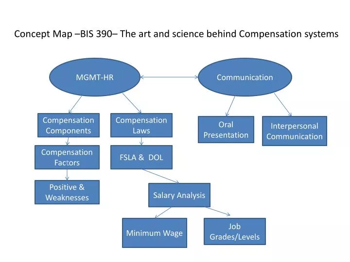 concept map bis 390 the art and science behind compensation systems