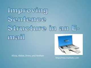 improving sentence structure in an e mail