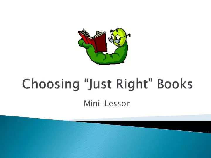 choosing just right books