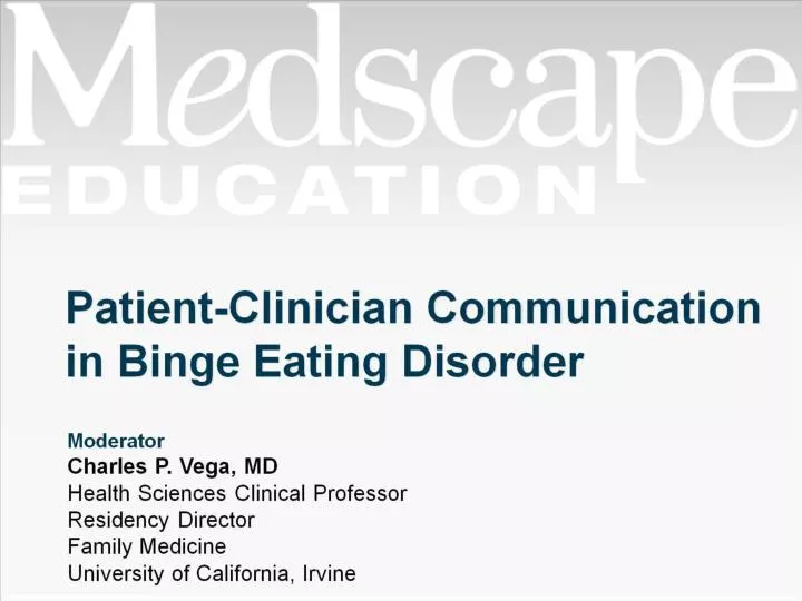 patient clinician communication in binge eating disorder