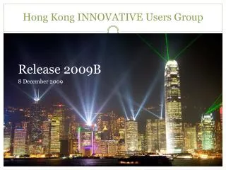 Hong Kong INNOVATIVE Users Group