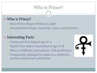 Who is Prince?