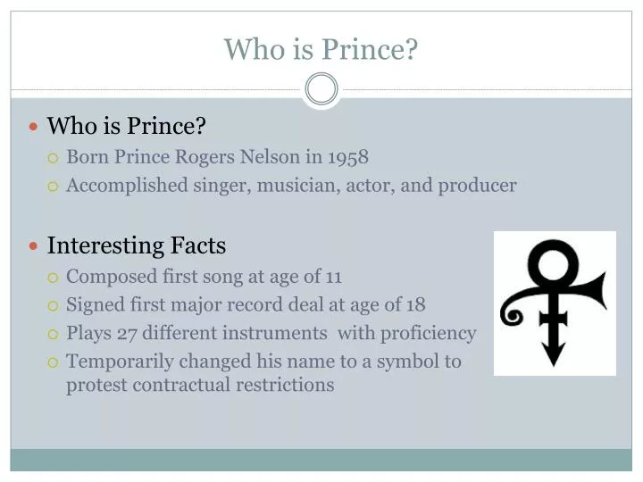 who is prince