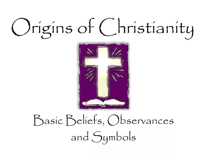 origins of christianity