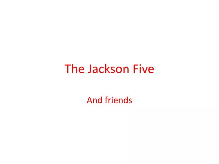 the jackson five