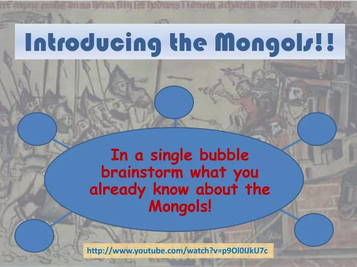 introducing the mongols