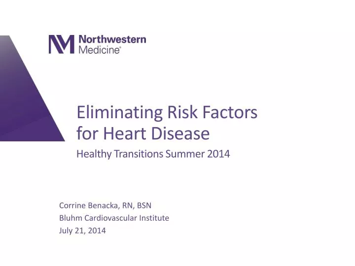eliminating risk factors for heart disease