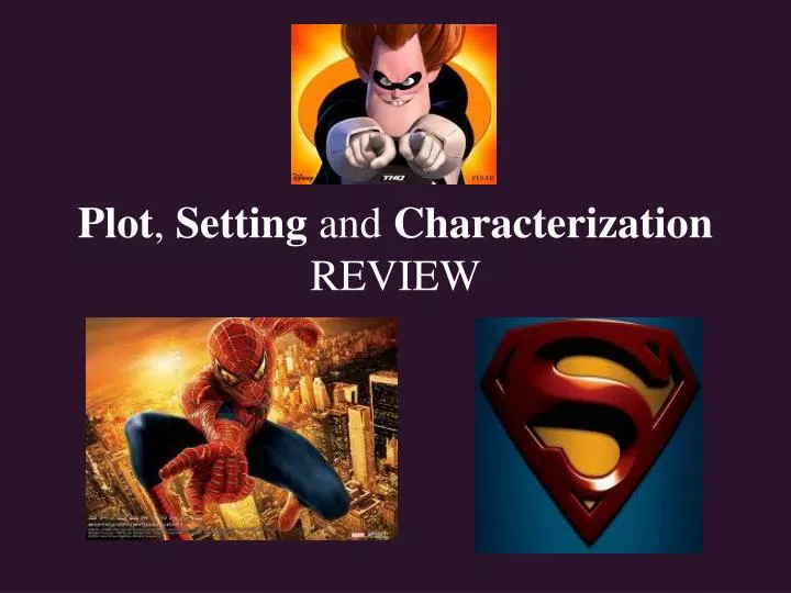 plot setting and characterization review