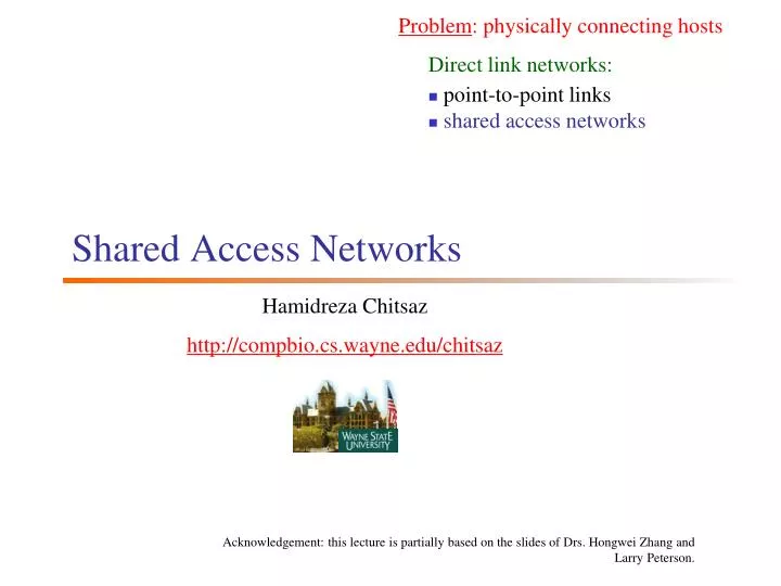 shared access networks