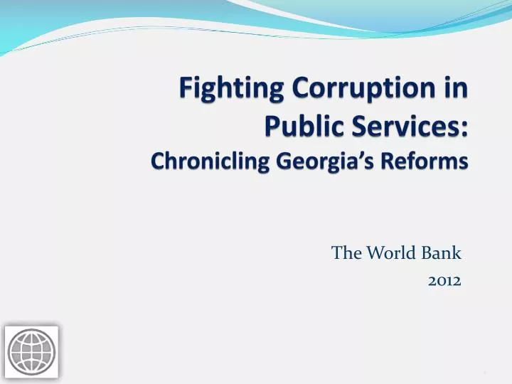 fighting corruption in public services chronicling georgia s reforms