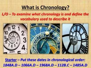 What is Chronology?