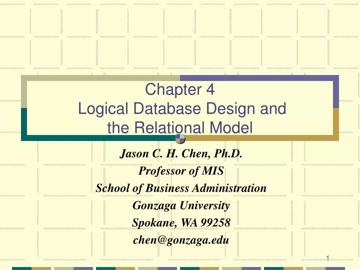 chapter 4 logical database design and the relational model