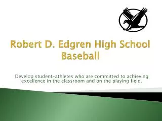 Robert D. Edgren High School Baseball
