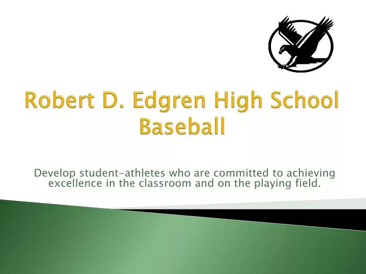 robert d edgren high school baseball
