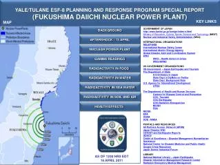 YALE/TULANE ESF-8 PLANNING AND RESPONSE PROGRAM SPECIAL REPORT