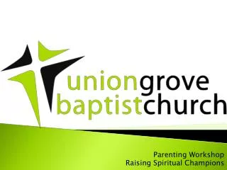 Parenting Workshop Raising Spiritual Champions