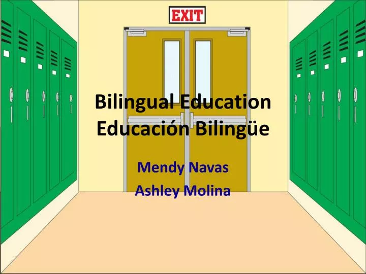 bilingual education educaci n b iling e