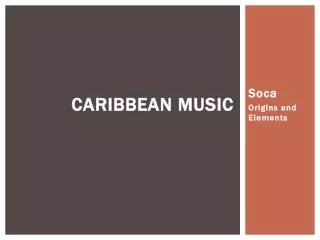 Caribbean Music