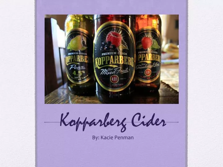 kopparberg cider